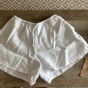 Reformation linen shorts